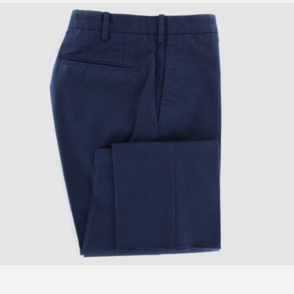 MENS INCOTEX MILTON 1951 100’s HIGH COMFORT MEDIUM BLUE PANTS SIZE 32 🩵💙🇮🇹